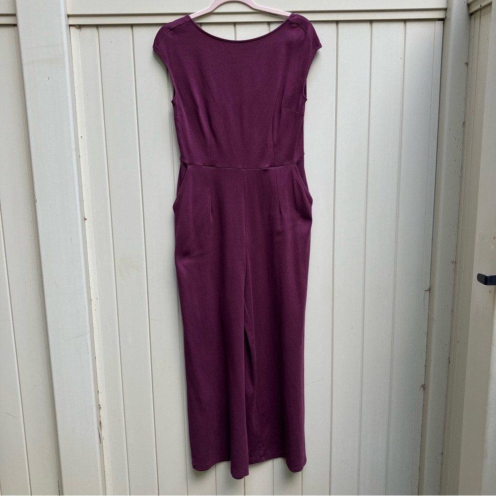 Old Navy Ponte jumpsuit cherry bark Medium short sleeved